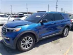 2021 Ford Explorer Limited Синий vin: 1FMSK7FHXMGA95751