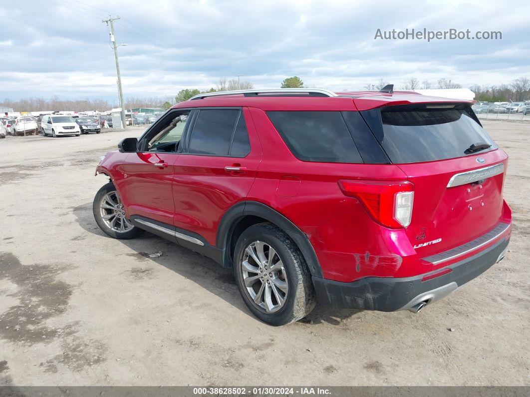 2021 Ford Explorer Limited Красный vin: 1FMSK7FHXMGB07039