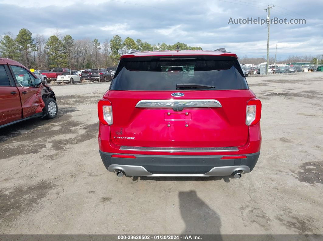 2021 Ford Explorer Limited Red vin: 1FMSK7FHXMGB07039