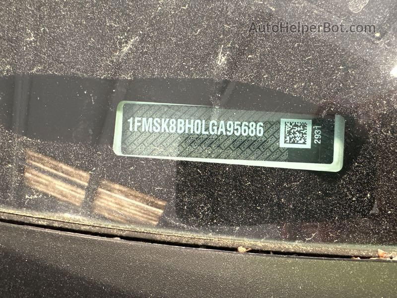 2020 Ford Explorer   vin: 1FMSK8BH0LGA95686