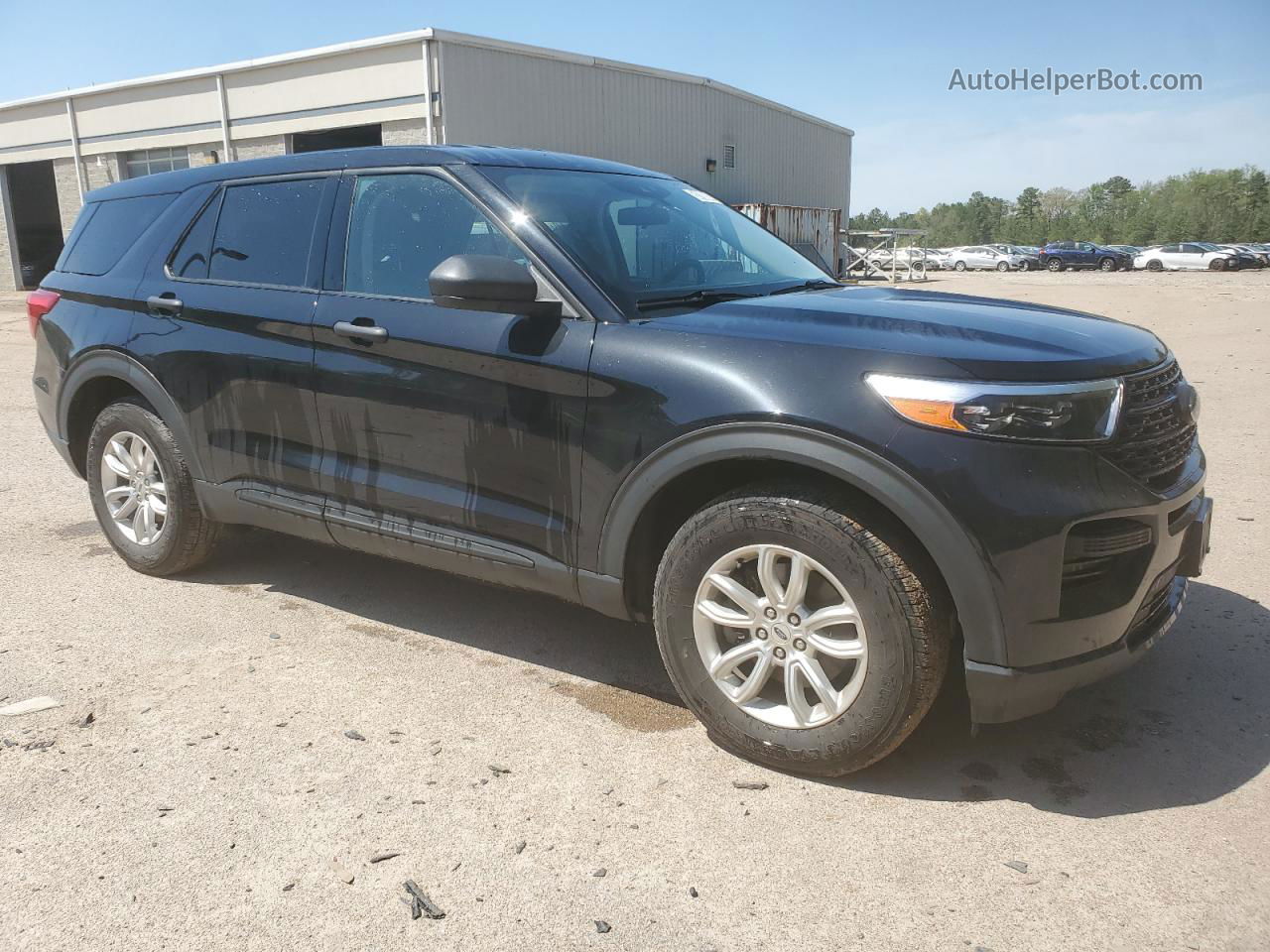 2021 Ford Explorer Черный vin: 1FMSK8BH0MGC23054