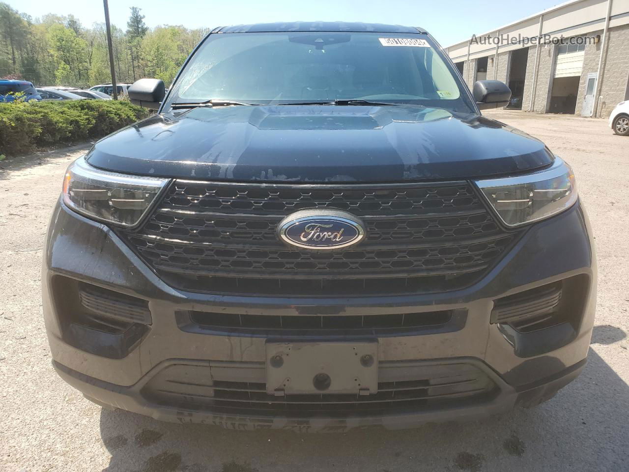 2021 Ford Explorer Черный vin: 1FMSK8BH0MGC23054