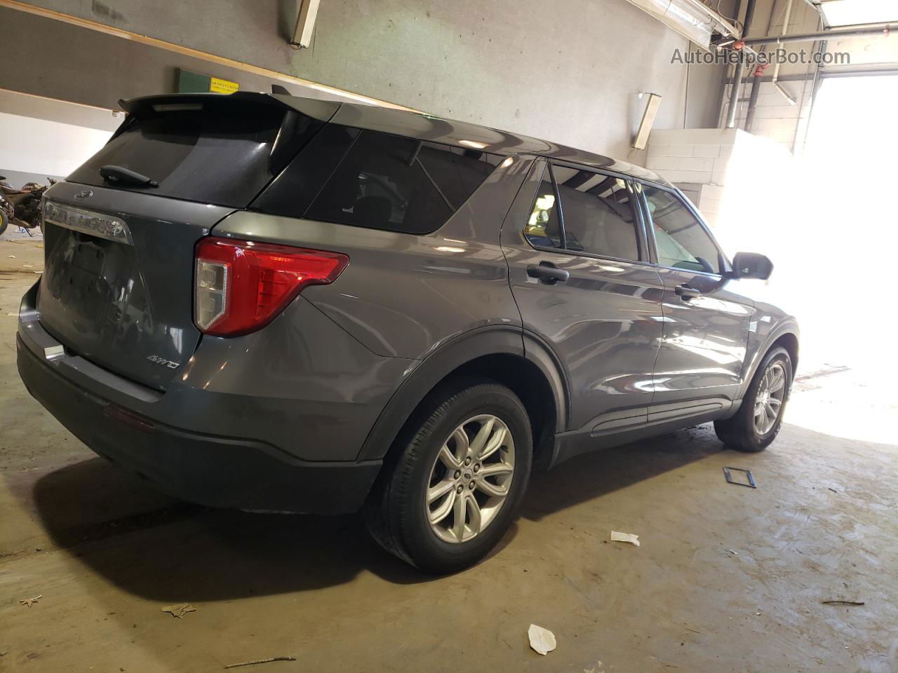 2021 Ford Explorer  Gray vin: 1FMSK8BH6MGA78862