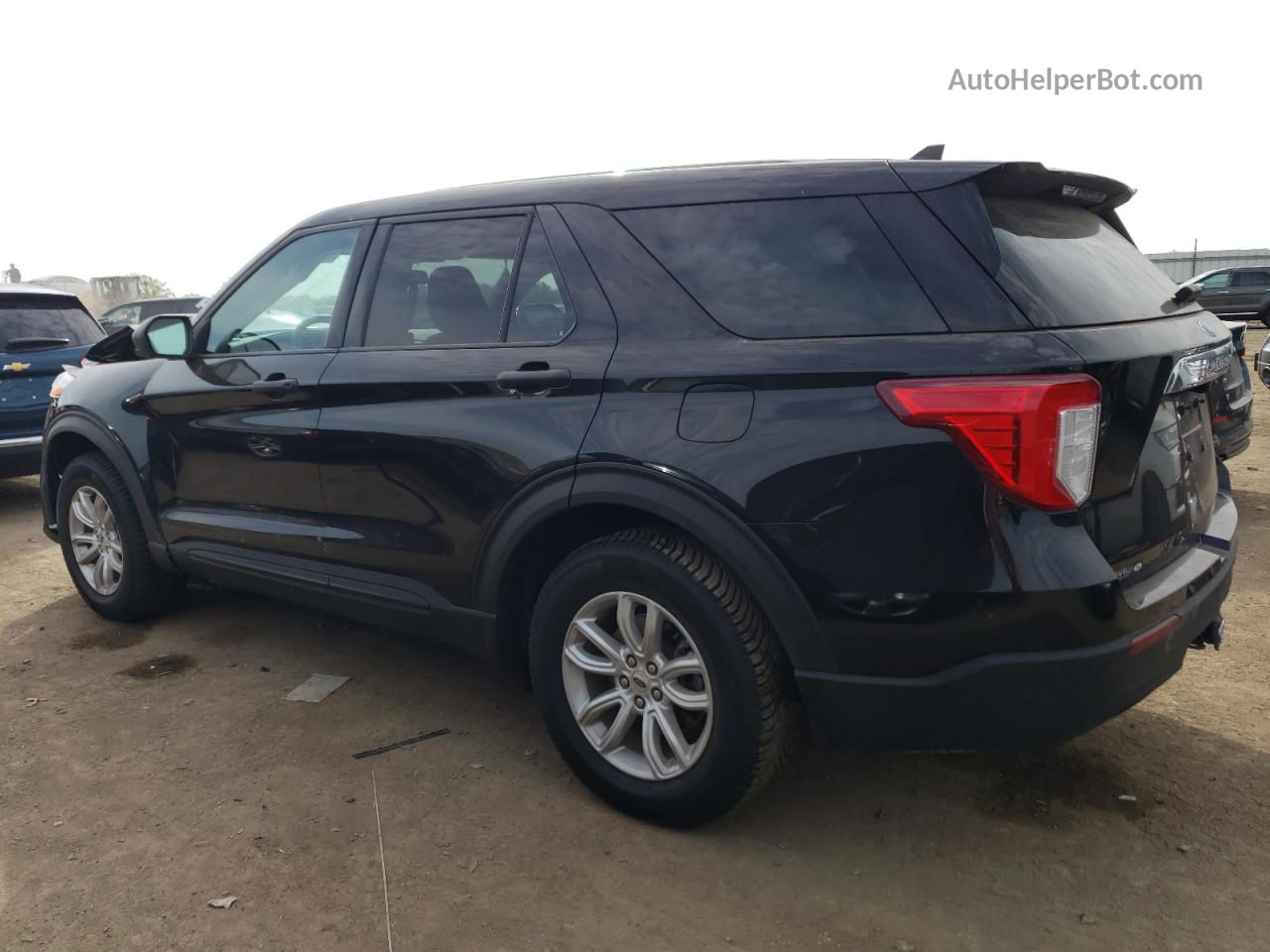 2020 Ford Explorer  Black vin: 1FMSK8BH9LGC07580