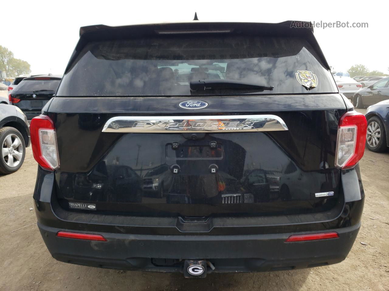 2020 Ford Explorer  Black vin: 1FMSK8BH9LGC07580