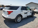 2021 Ford Explorer  White vin: 1FMSK8BHXMGC06987