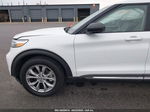 2020 Ford Explorer Xlt White vin: 1FMSK8DH0LGA13582