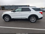 2020 Ford Explorer Xlt White vin: 1FMSK8DH0LGA13582