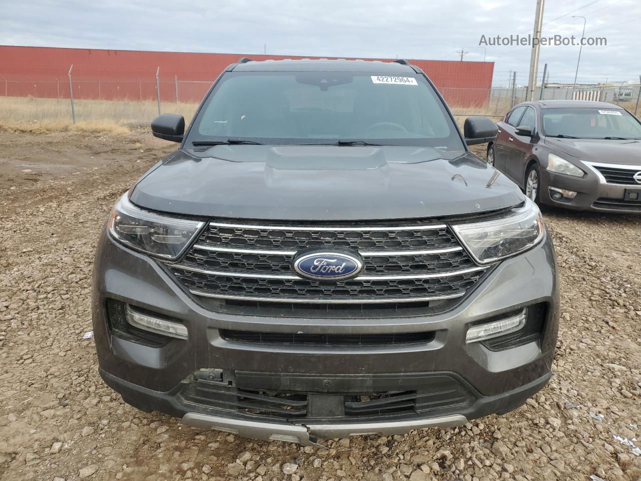 2020 Ford Explorer Xlt Gray vin: 1FMSK8DH0LGA62913