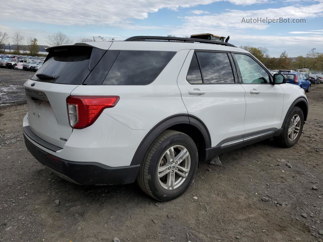 2020 Ford Explorer Xlt Белый vin: 1FMSK8DH0LGC18576