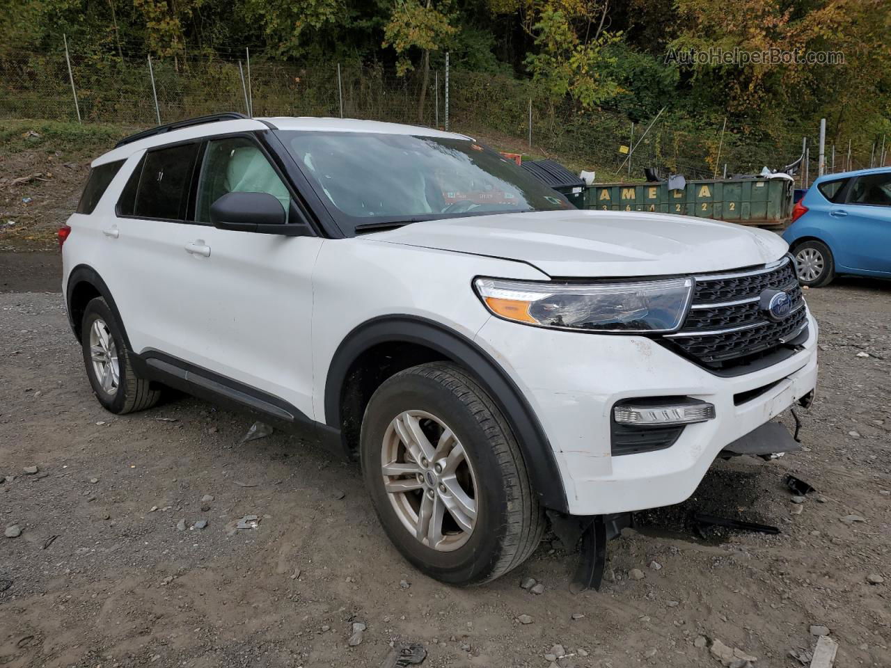 2020 Ford Explorer Xlt Белый vin: 1FMSK8DH0LGC18576