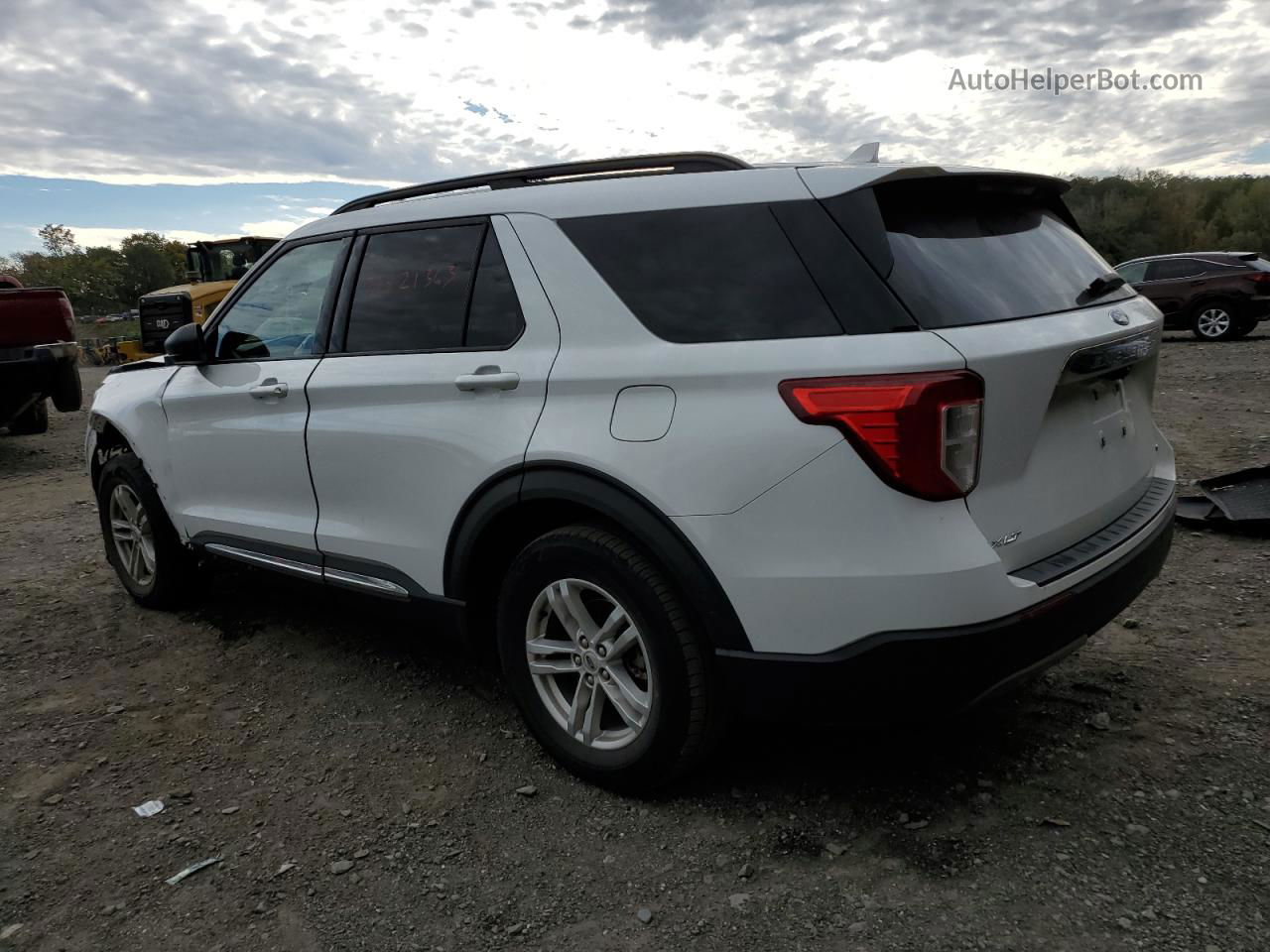 2020 Ford Explorer Xlt Белый vin: 1FMSK8DH0LGC18576