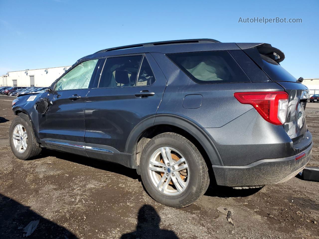 2020 Ford Explorer Xlt Charcoal vin: 1FMSK8DH0LGC19436