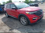 2020 Ford Explorer Xlt Red vin: 1FMSK8DH0LGC74355