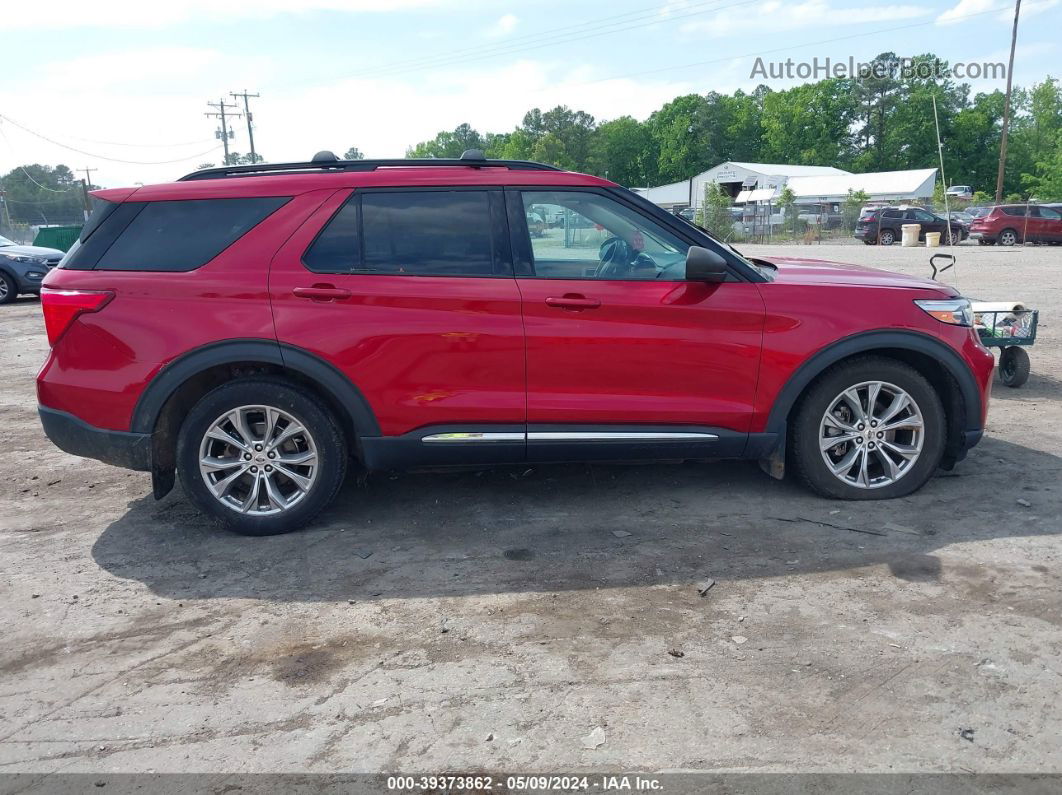 2020 Ford Explorer Xlt Red vin: 1FMSK8DH0LGC74355