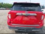 2020 Ford Explorer Xlt Red vin: 1FMSK8DH0LGC74355