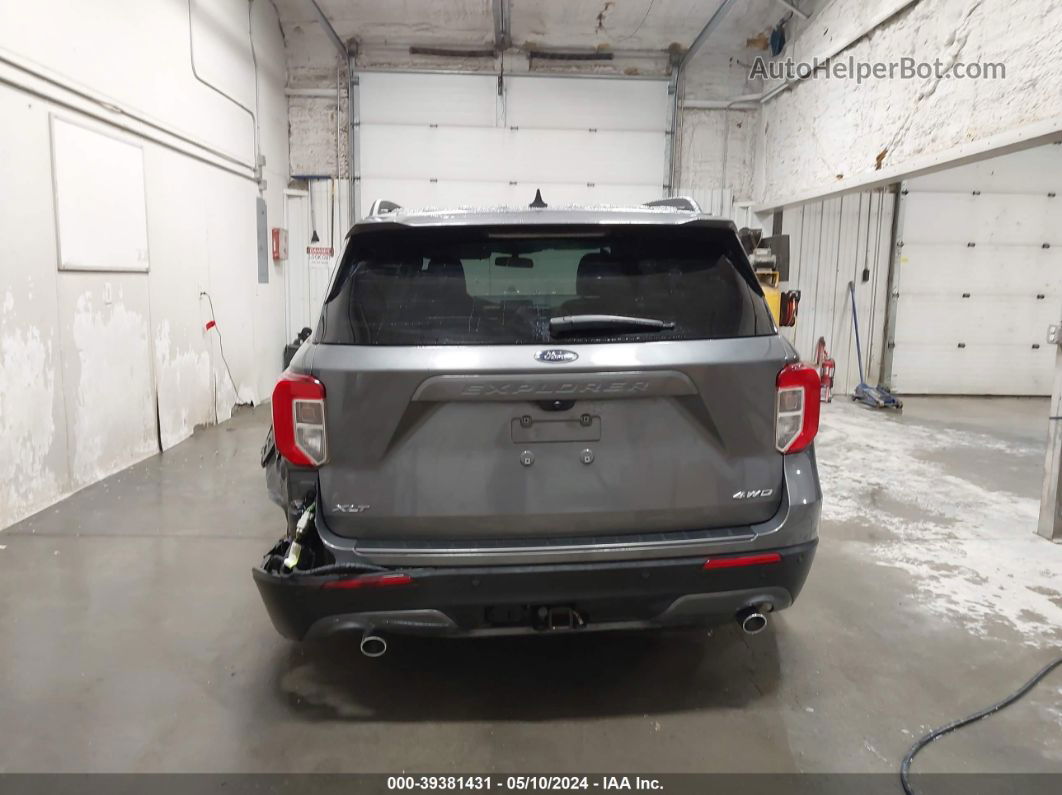 2021 Ford Explorer Xlt Gray vin: 1FMSK8DH0MGA06360