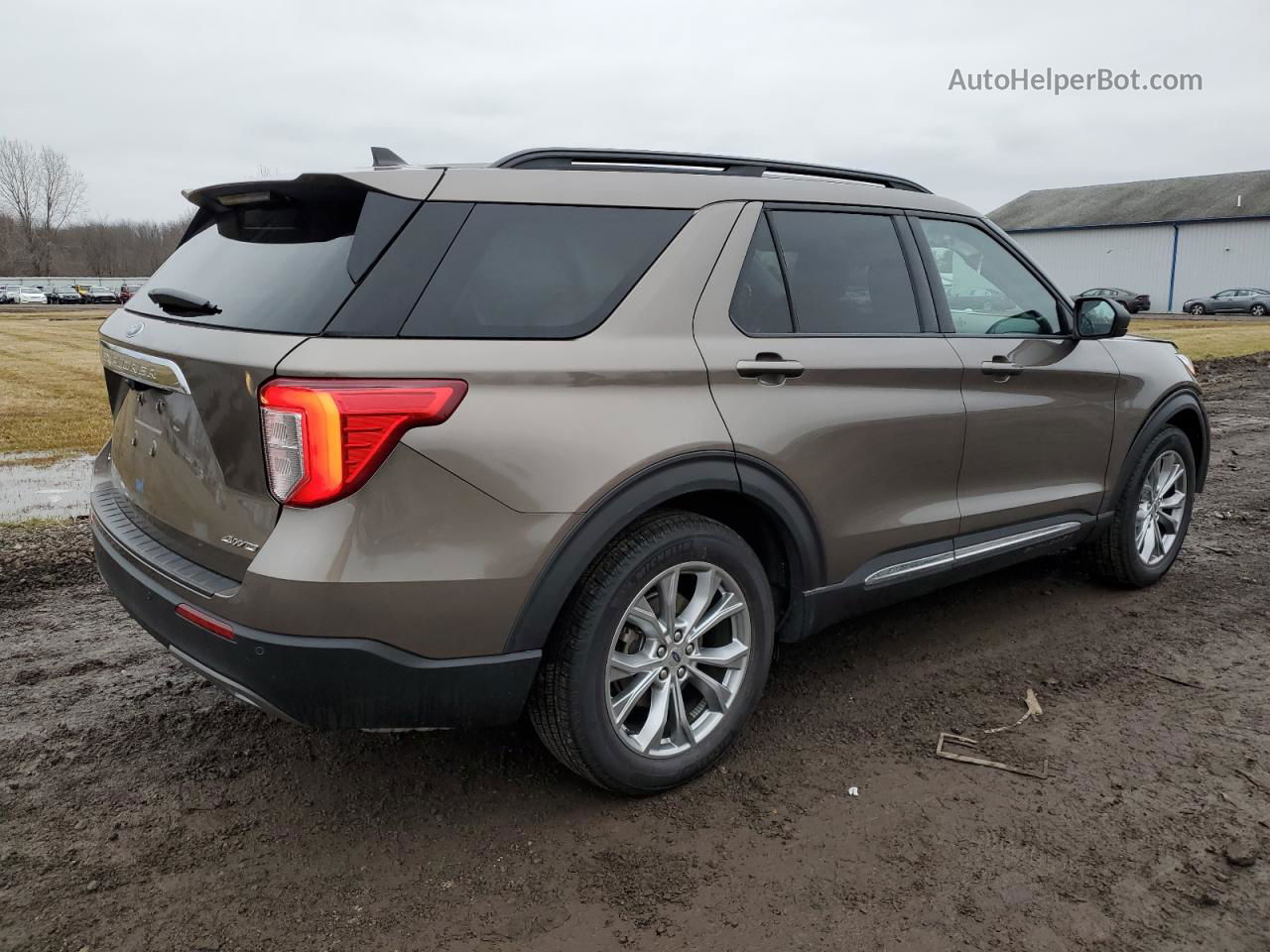 2021 Ford Explorer Xlt Tan vin: 1FMSK8DH0MGA23109