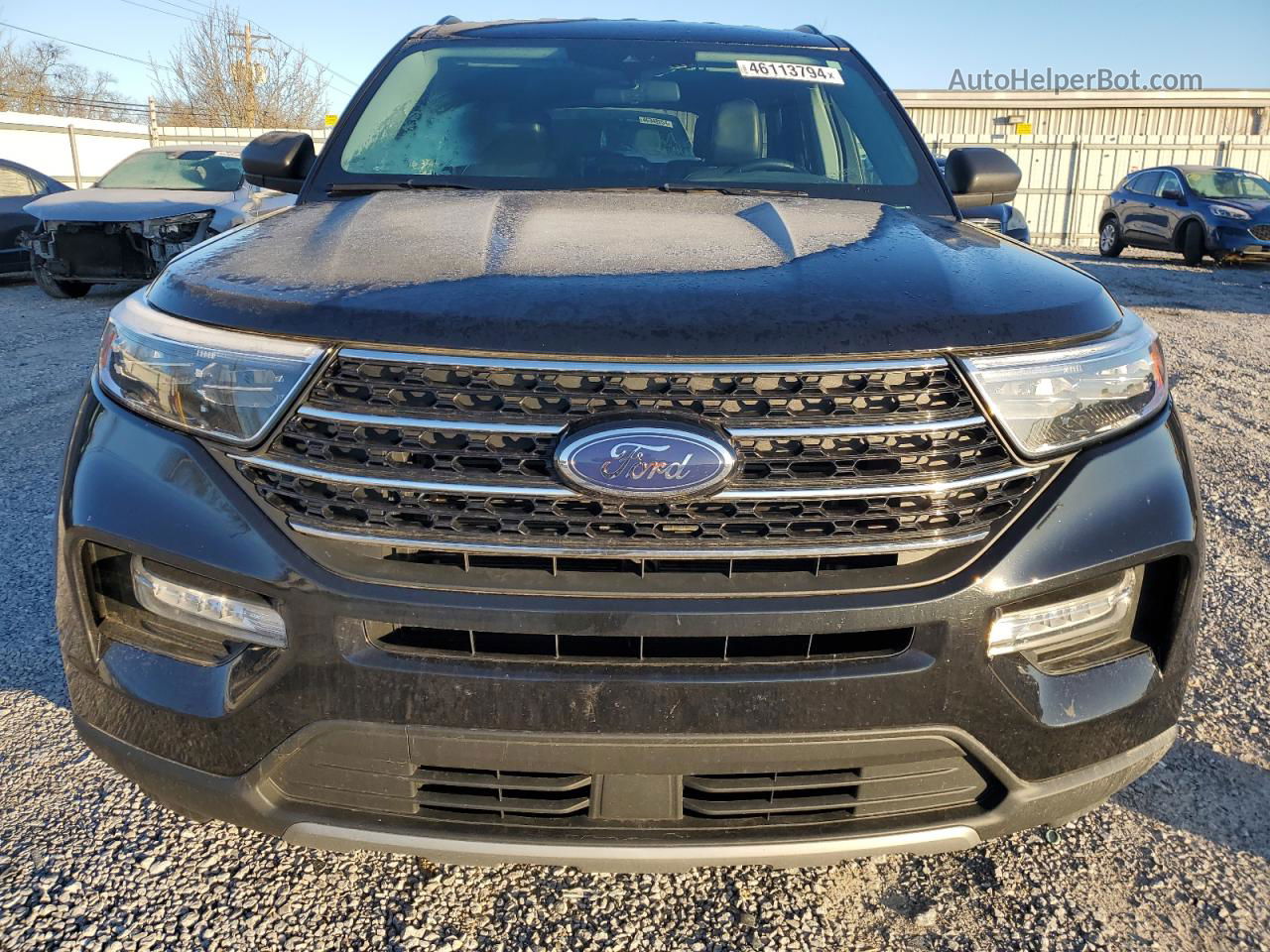 2021 Ford Explorer Xlt Black vin: 1FMSK8DH0MGA93497