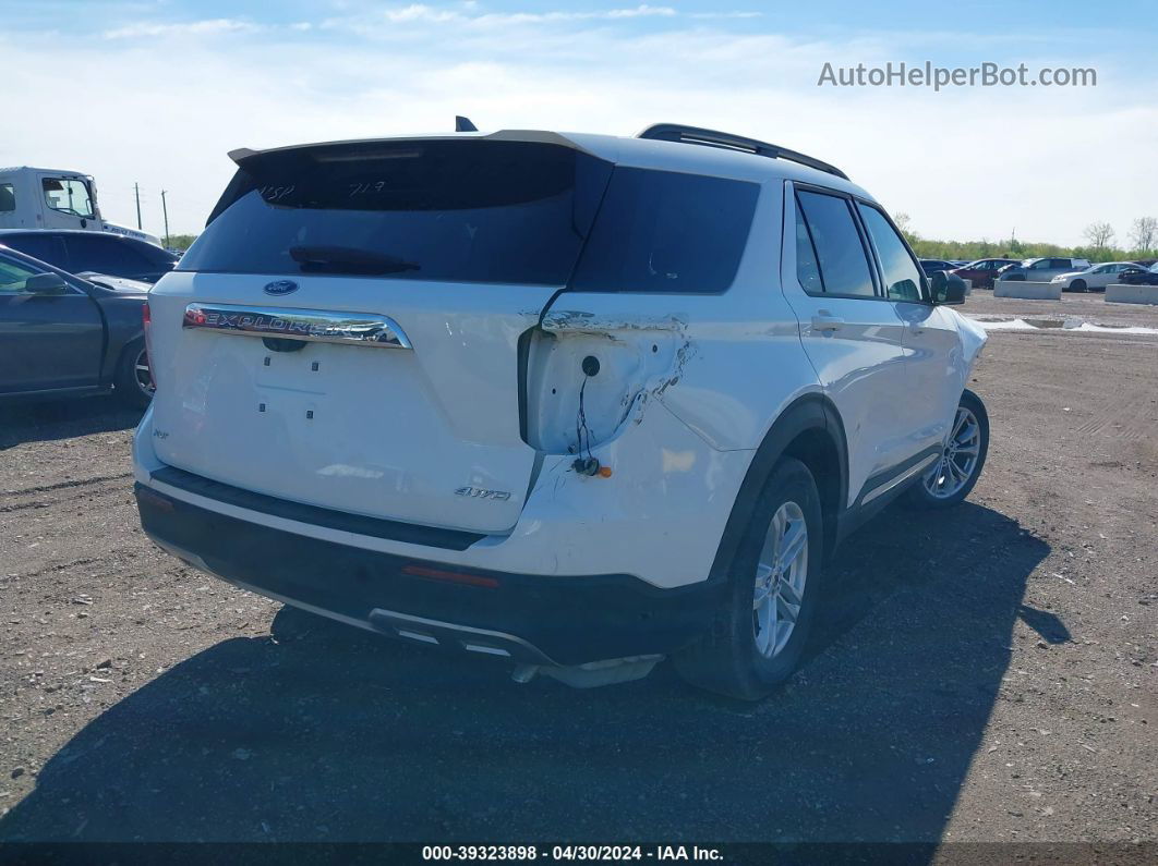 2021 Ford Explorer Xlt White vin: 1FMSK8DH0MGB20407