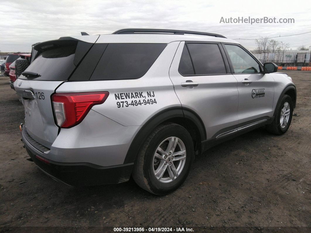 2021 Ford Explorer Xlt Silver vin: 1FMSK8DH0MGB66061