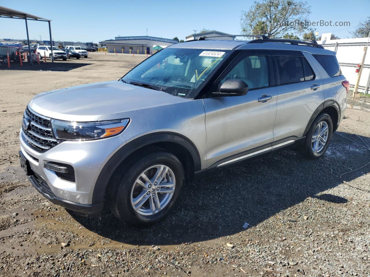 2021 Ford Explorer Xlt Silver vin: 1FMSK8DH0MGB79859