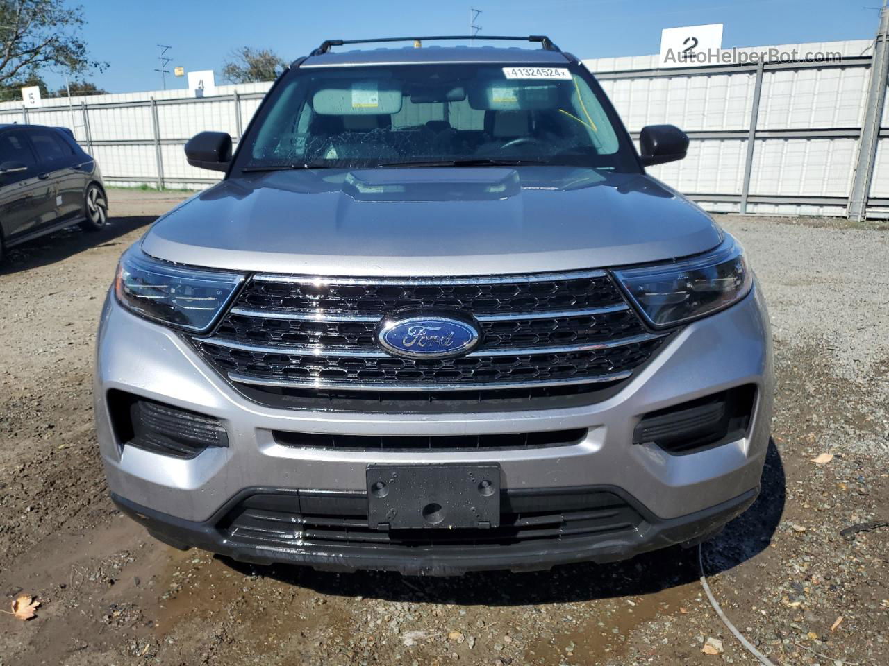 2021 Ford Explorer Xlt Серебряный vin: 1FMSK8DH0MGB79859