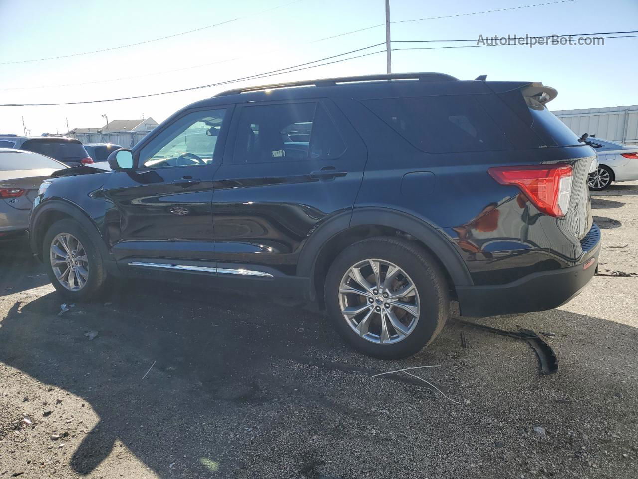 2021 Ford Explorer Xlt Black vin: 1FMSK8DH0MGB93714