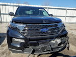 2021 Ford Explorer Xlt Black vin: 1FMSK8DH0MGB93714