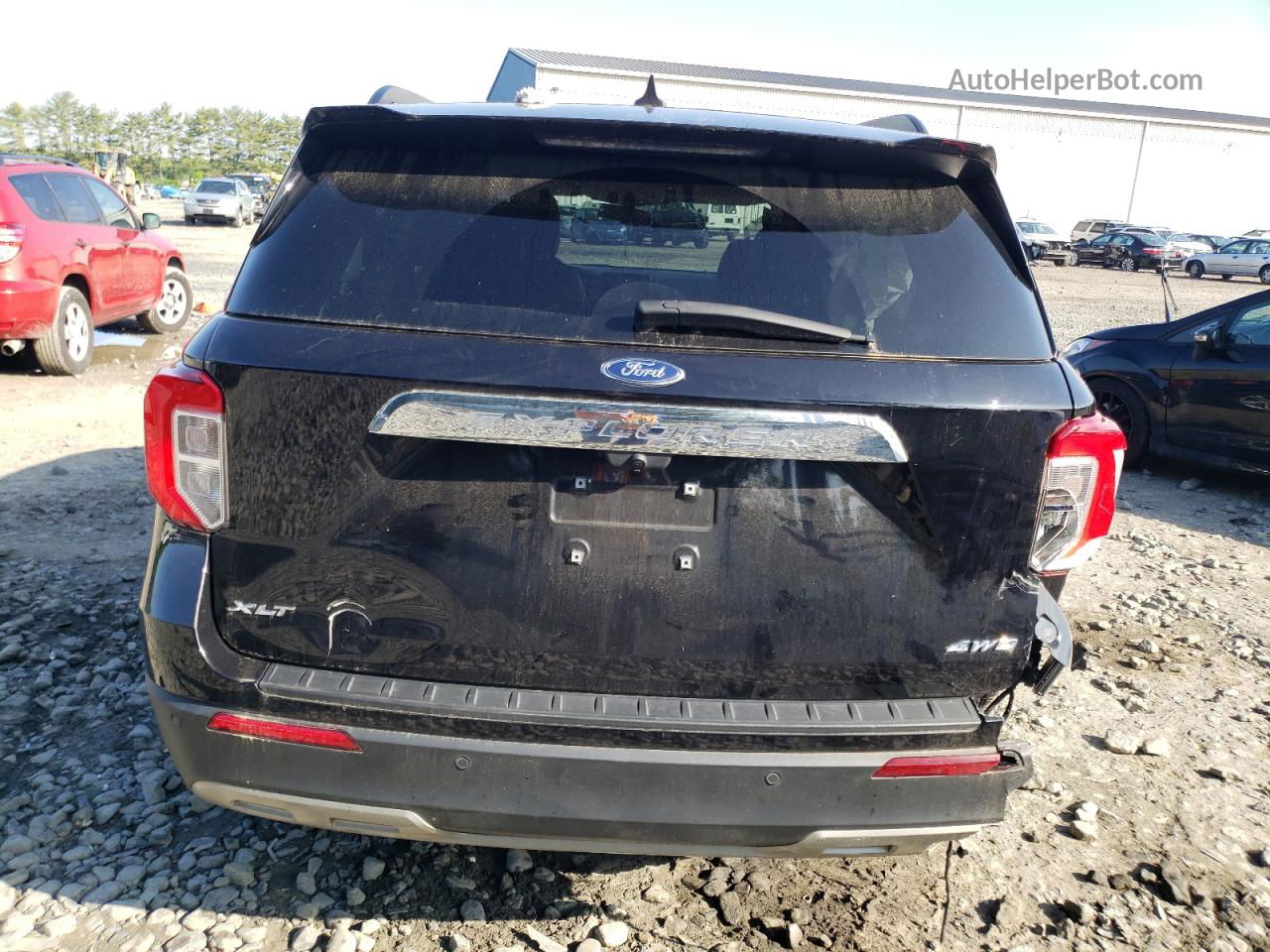 2021 Ford Explorer Xlt Черный vin: 1FMSK8DH0MGC45522