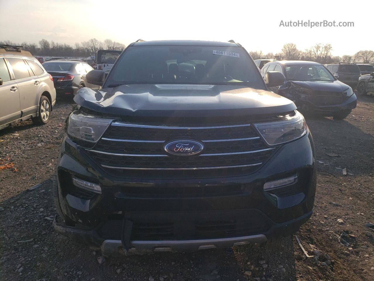 2020 Ford Explorer Xlt Черный vin: 1FMSK8DH1LGA78344