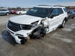 2020 Ford Explorer Xlt White vin: 1FMSK8DH1LGA79252