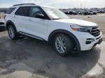 2020 Ford Explorer Xlt White vin: 1FMSK8DH1LGA79252