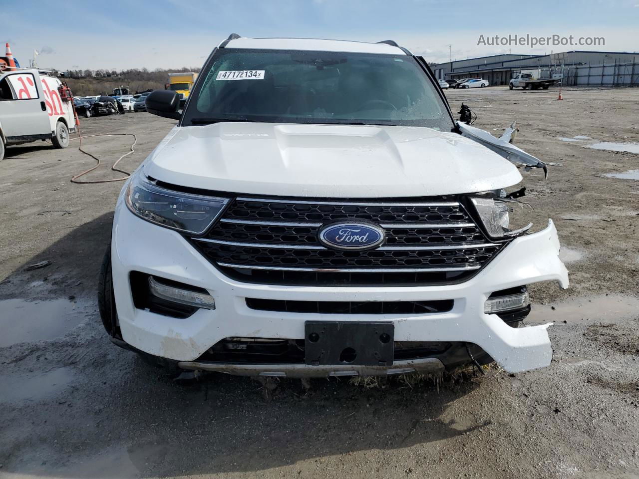 2020 Ford Explorer Xlt Белый vin: 1FMSK8DH1LGA79252