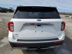 2020 Ford Explorer Xlt White vin: 1FMSK8DH1LGA79252