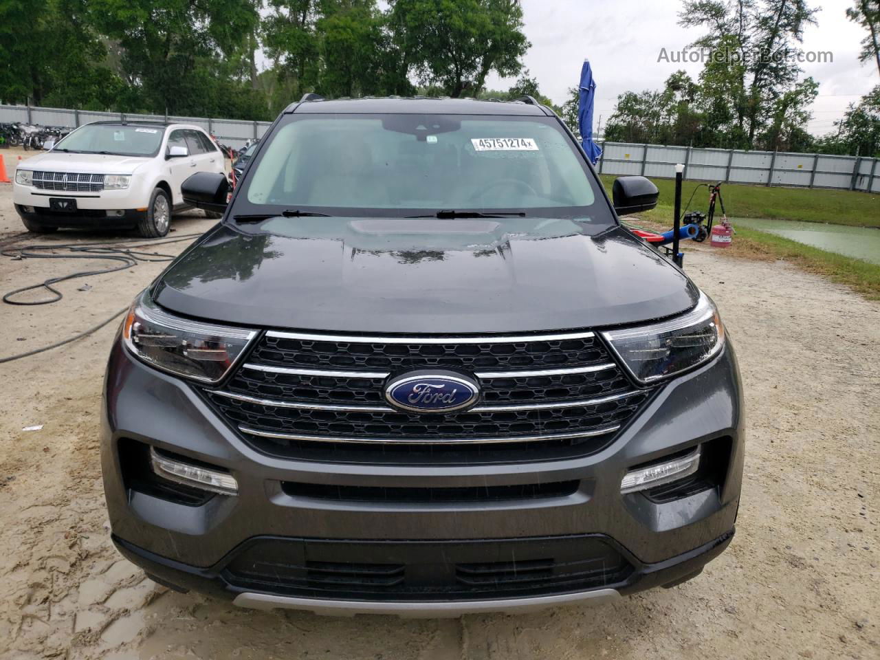 2020 Ford Explorer Xlt Gray vin: 1FMSK8DH1LGA89229