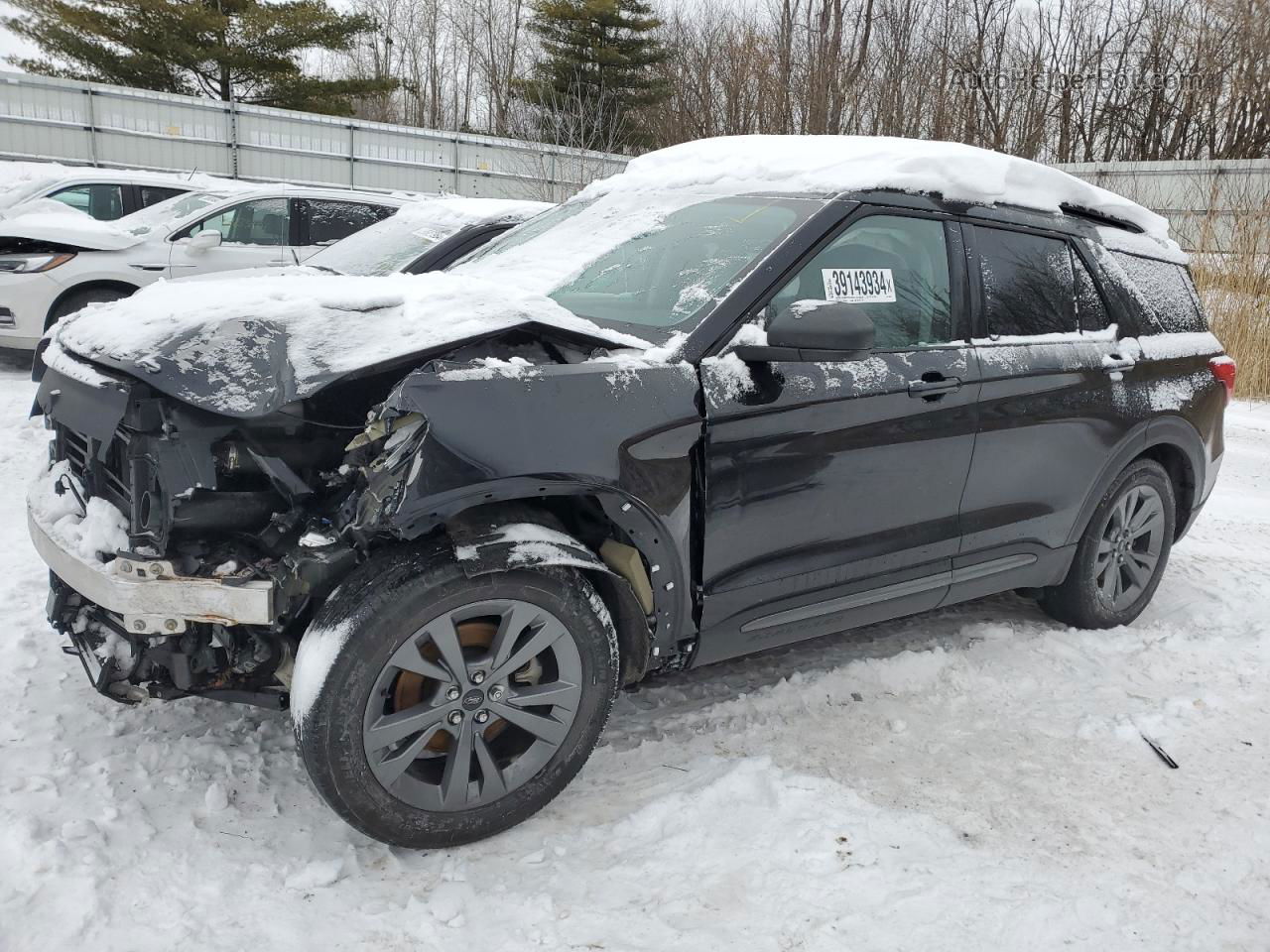 2021 Ford Explorer Xlt Black vin: 1FMSK8DH1MGA59519