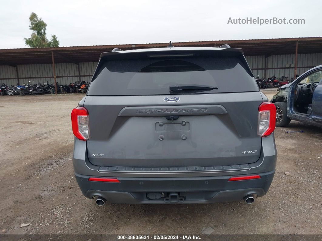 2021 Ford Explorer Xlt Gray vin: 1FMSK8DH1MGA83674