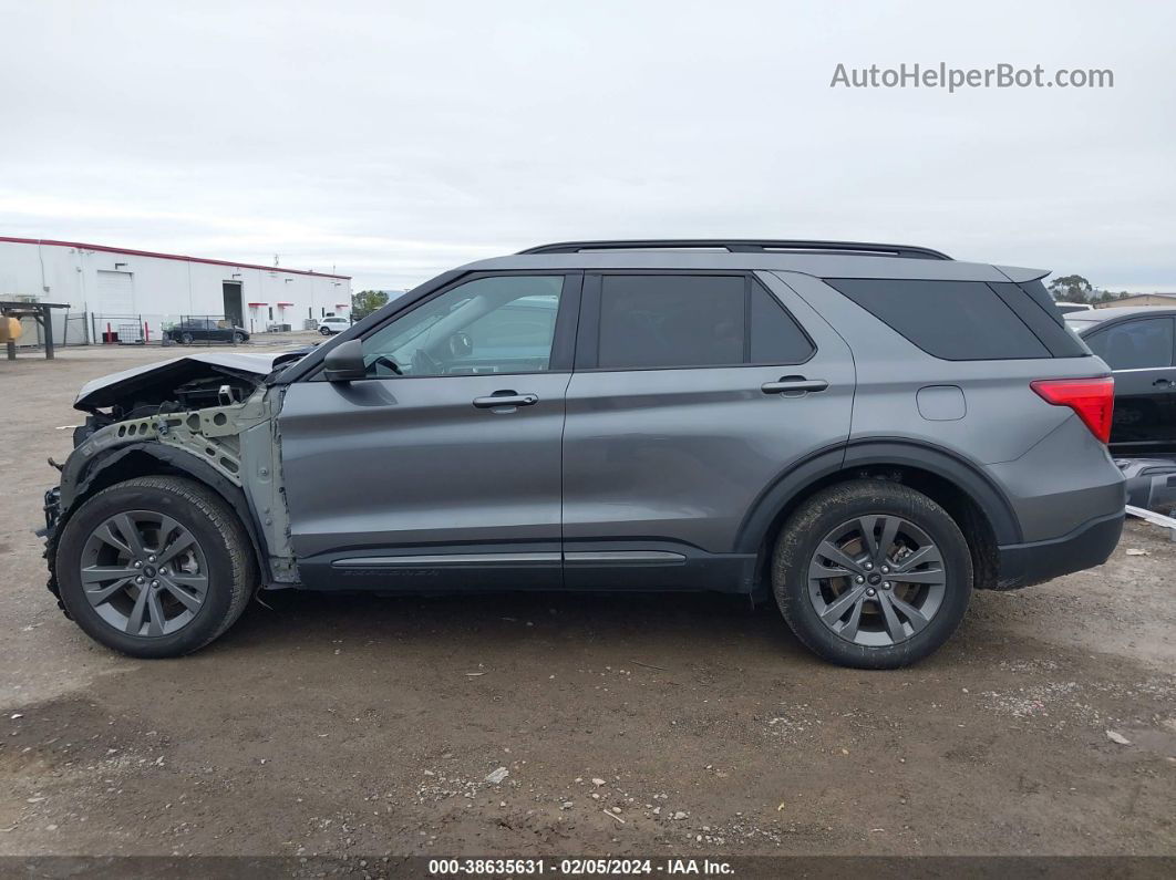 2021 Ford Explorer Xlt Gray vin: 1FMSK8DH1MGA83674