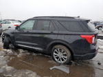 2021 Ford Explorer Xlt Black vin: 1FMSK8DH1MGA93914