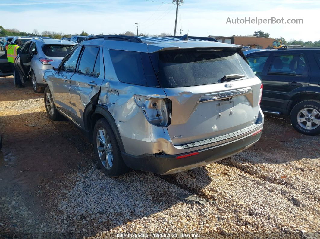 2021 Ford Explorer Xlt Silver vin: 1FMSK8DH1MGB39659