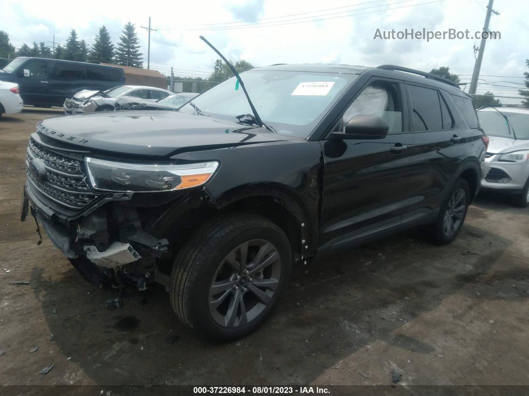 2021 Ford Explorer Xlt Black vin: 1FMSK8DH1MGC11766