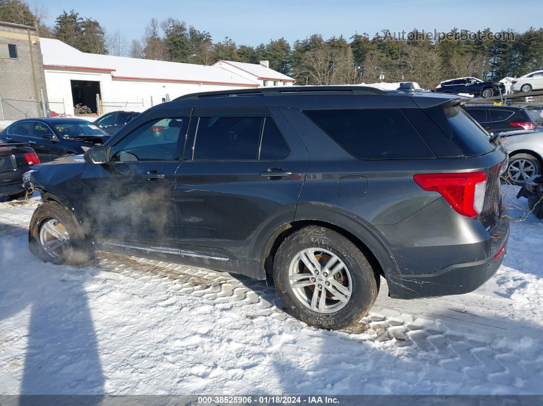 2020 Ford Explorer Xlt Gray vin: 1FMSK8DH2LGB88920