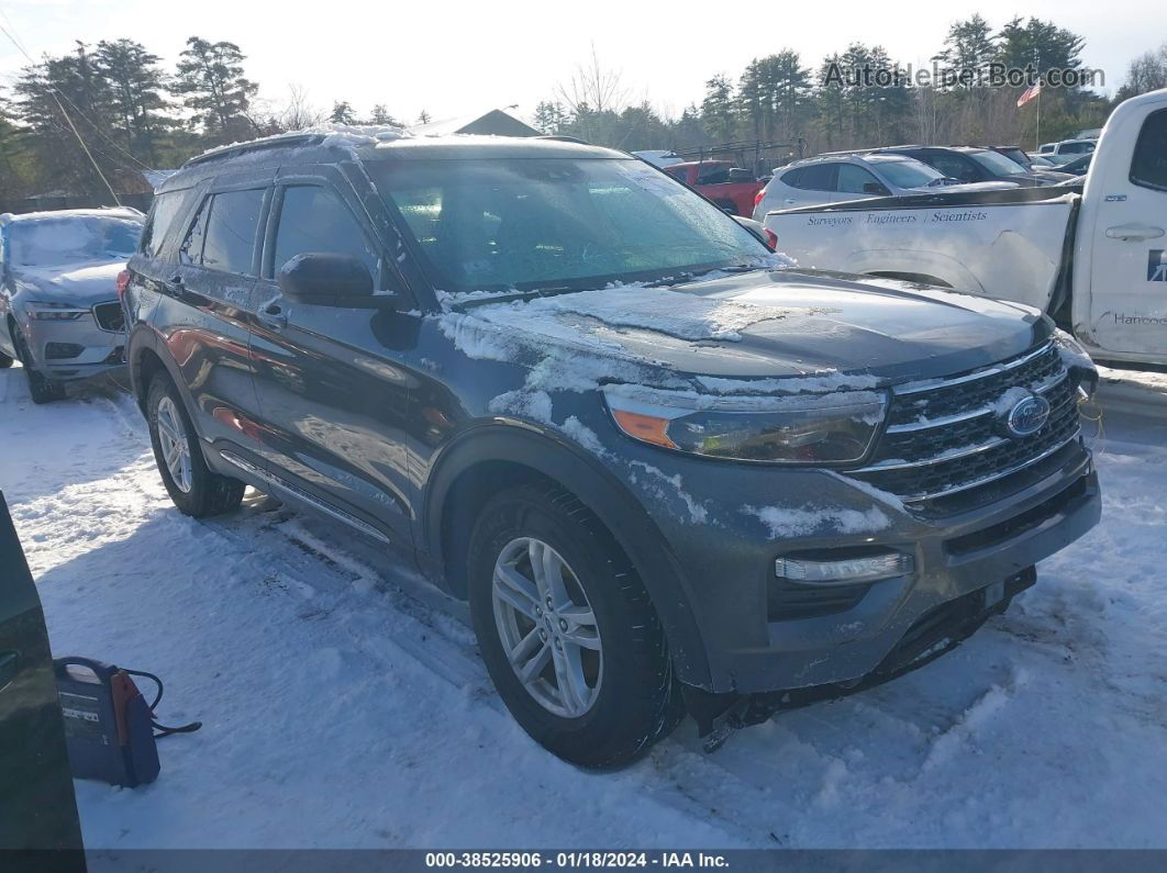 2020 Ford Explorer Xlt Gray vin: 1FMSK8DH2LGB88920