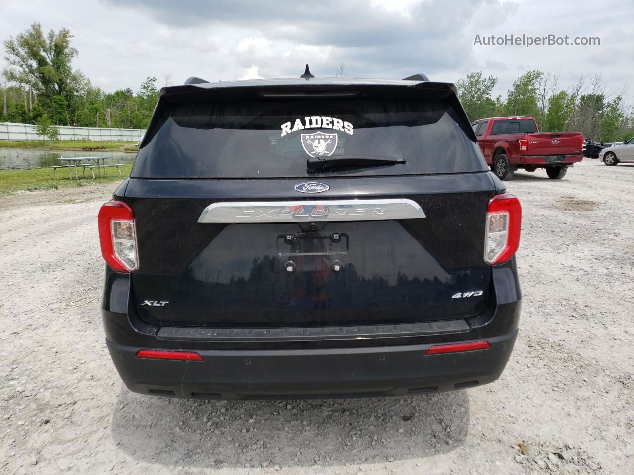 2021 Ford Explorer Xlt Black vin: 1FMSK8DH2MGA58508