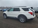 2021 Ford Explorer Xlt White vin: 1FMSK8DH2MGC33081