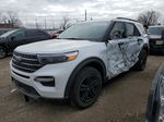 2021 Ford Explorer Xlt White vin: 1FMSK8DH2MGC45103