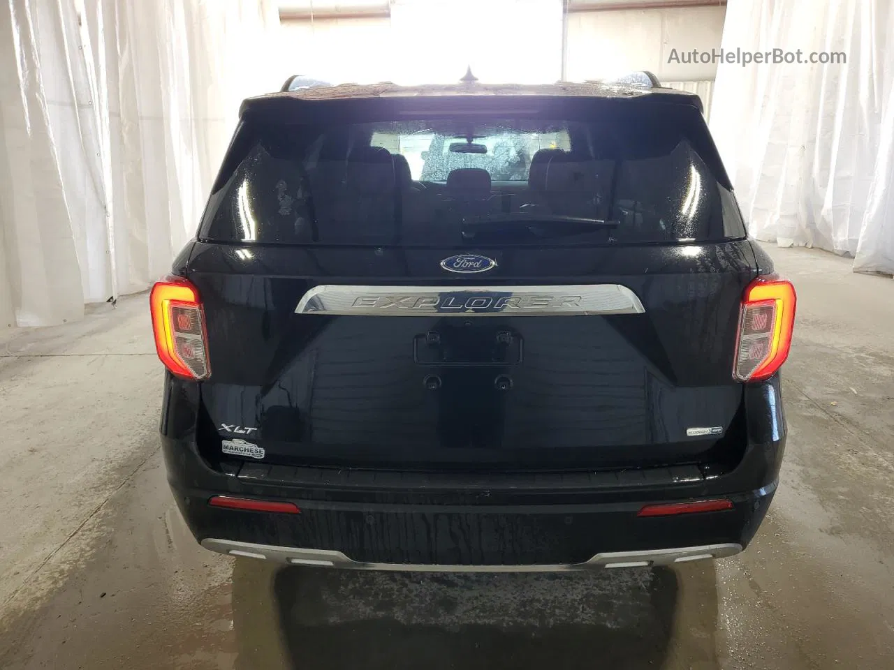 2020 Ford Explorer Xlt Black vin: 1FMSK8DH3LGB79272