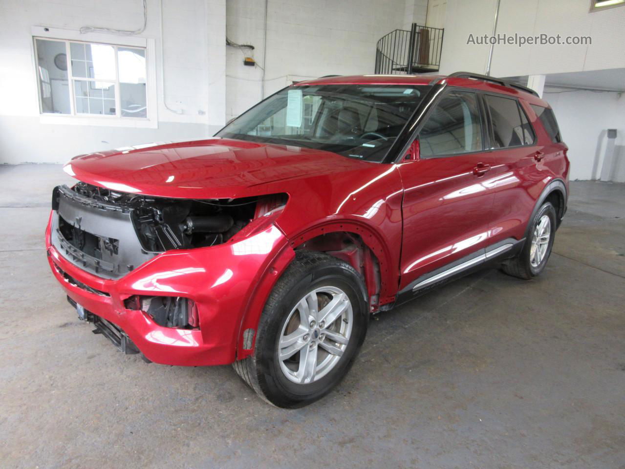 2020 Ford Explorer Xlt Красный vin: 1FMSK8DH3LGC90825