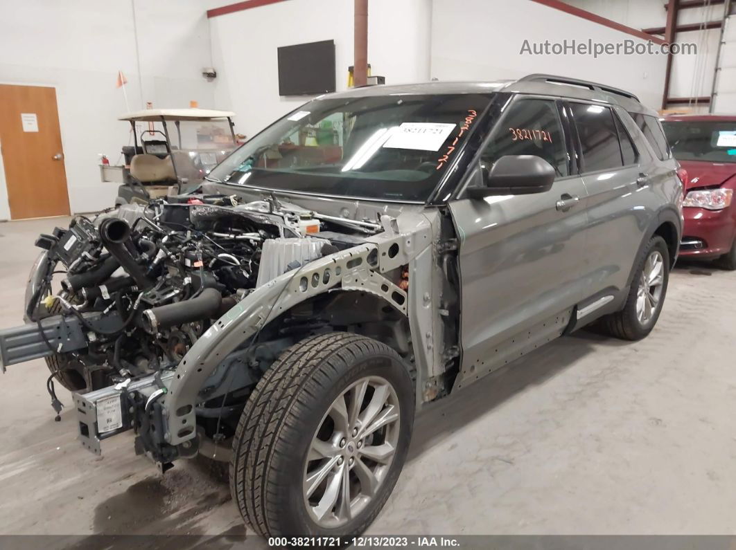 2020 Ford Explorer Xlt Gray vin: 1FMSK8DH4LGA79326